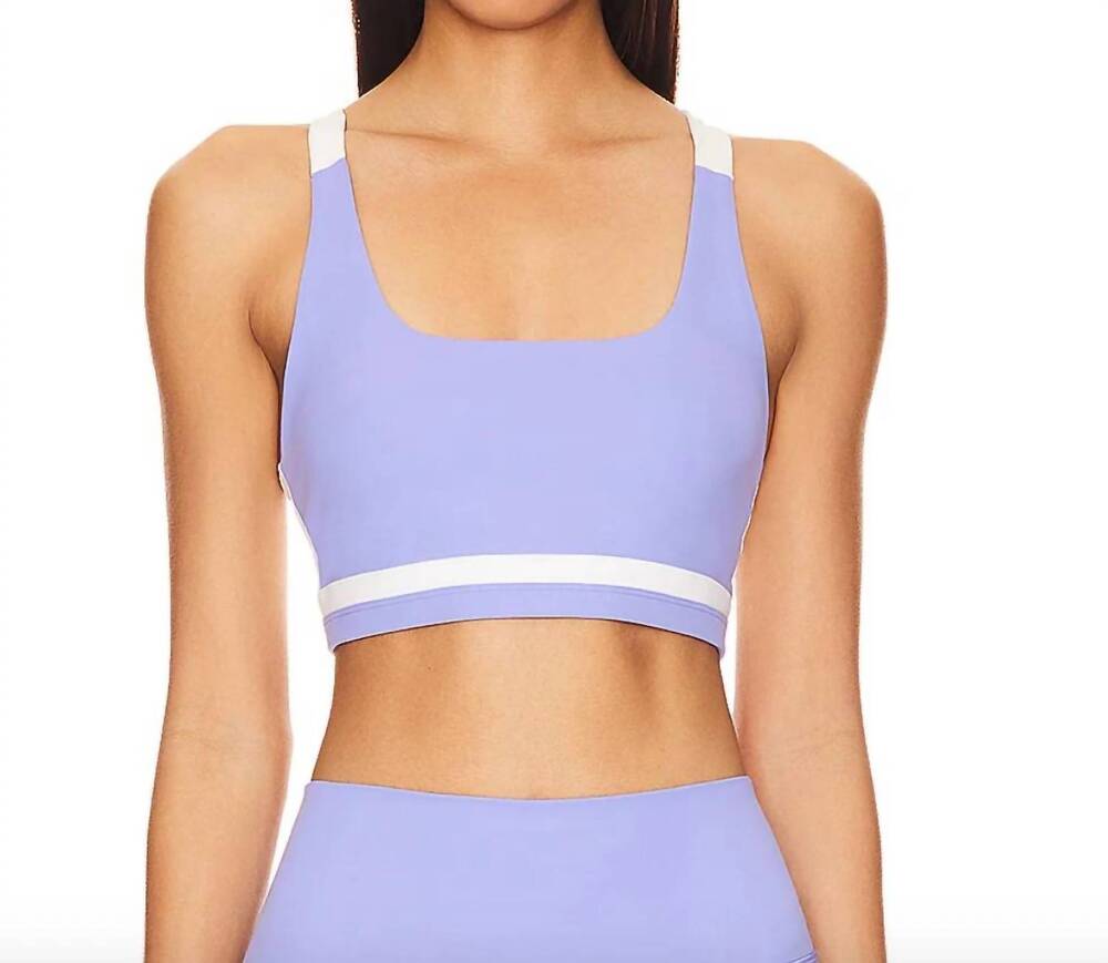 NEW SPLITS59 miles rigor scoop neck sports bra in purple